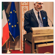 Ritratto stampa a colori di Roberto Casati