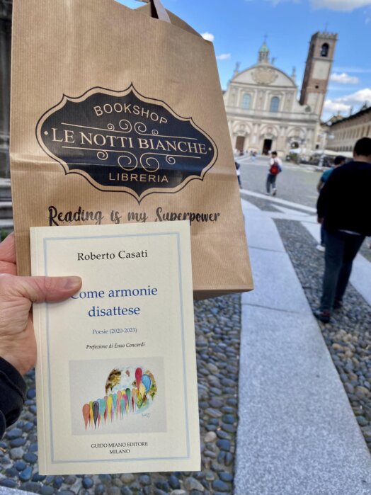 Cartella stampa con ritratto dell’autore