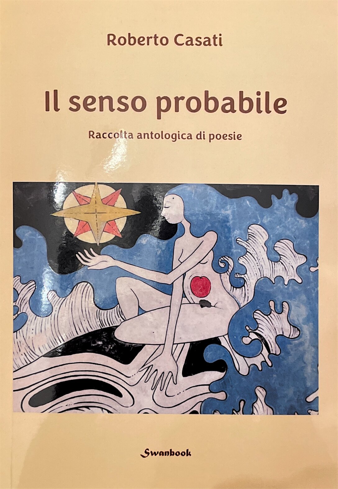 Luce astratta su fondo chiaro